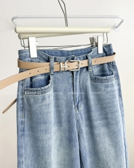 Quần Jean Số 222-B 3270 OR Viền Chỉ + Nịt