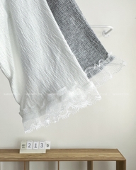 Áo Kiểu Số 213-D TD Viền Ren Giả Yếm