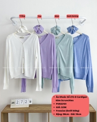 Áo Khoác Số 272-D Cardigan Kèm Scrunchies