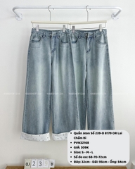 Quần Jean Số 239-D 8179 OR Lai Chấm Bi