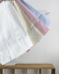 Áo Sơ Mi Số 264-B TD Lửng Thêu Tim + Khăn