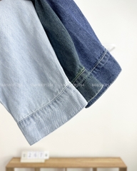 Áo Sơ Mi Số 267-D 80138 TD Denim 1 Túi