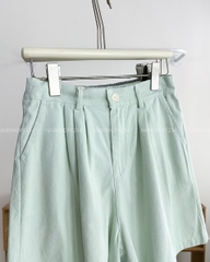 Quần Short Số 131-B 1218 Kaki Xếp Li