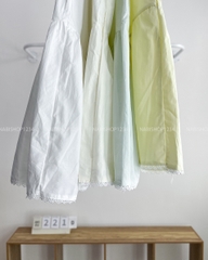 Áo Kiểu Số 221-D 3928 SN Lai Ren + Buộc Tóc
