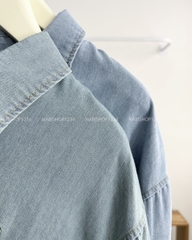 Áo Sơ Mi Số 269-M 103 TD Denim Thêu Gấu