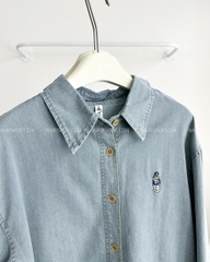 Áo Sơ Mi Số 269-M 103 TD Denim Thêu Gấu