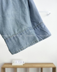 Áo Sơ Mi Số 270-M 105 TD Denim Thêu Chữ
