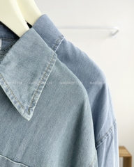 Áo Sơ Mi Số 271-M 109 TD Denim 1 Túi