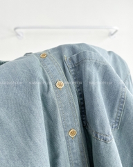 Áo Sơ Mi Số 271-M 109 TD Denim 1 Túi