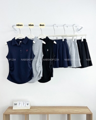 Set Đồ Số 77-U Tay Hến Ngựa Nhún Eo + CV