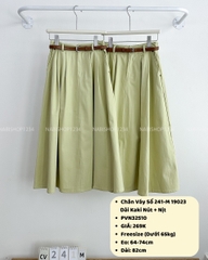 Chân Váy Số 241-M 19023 Dài Kaki Nút + Nịt