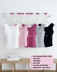 Áo Croptop Số 209-L 6870 Balo Tăm