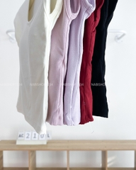Áo Croptop Số 210-L 293 Tay Hến Cổ Vuông