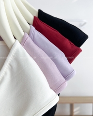 Áo Croptop Số 210-L 293 Tay Hến Cổ Vuông