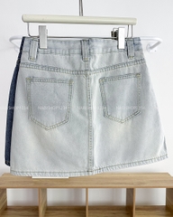 Chân Váy Số 256-D 5005 Ngắn Jean Chữ A