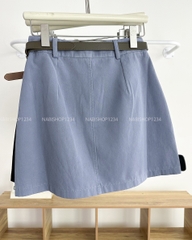Chân Váy Số 259-M 6081 Ngắn Túi Nút + Nịt
