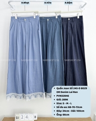 Quần Jean Số 245-D 8029 OR Denim Lai Ren