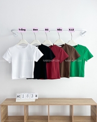 Áo Croptop Số 183-B Trơn Xinxin