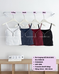 Áo Croptop Số 216-B 5912 Bra Chấm Bi