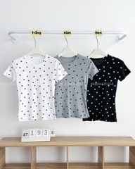 Áo Thun Số 193-A 5294 Babytee Tim