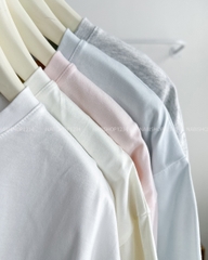 Áo Thun Số 199-D TN Oversize Mèo Đính Nơ