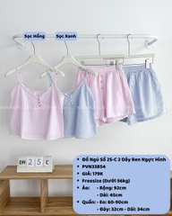 Đồ Ngủ Số 25-C 2 Dây Ren Ngực Hình