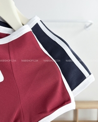 Áo Croptop Số 230-B 5183 Viền AMOUR