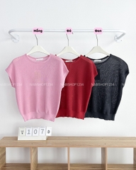 Áo Len Số 107-D 50786 Sát Nách Trơn