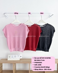 Áo Len Số 107-D 50786 Sát Nách Trơn