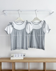 Áo Thun Số 228-M 3017 TN Giả Yếm