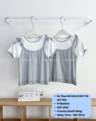 Áo Thun Số 228-M 3017 TN Giả Yếm