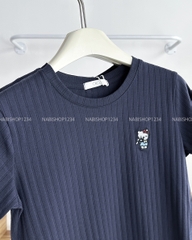 Áo Thun Số 229-M 3378 TN Gân Kitty