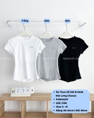 Áo Thun Số 239-B 3446 Nút Lưng Choose