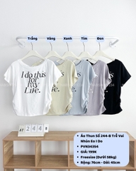 Áo Thun Số 244-B Trễ Vai Nhún Eo I Do