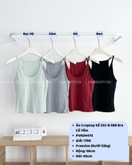 Áo Croptop Số 232-B 588 Bra Cổ Yếm