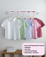 Áo Sơ Mi Số 298-B 306 TN Thêu Nơ
