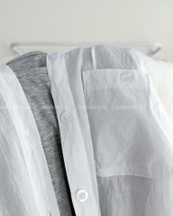 Áo Sơ Mi Số 296-B 2621 TN Xẻ Lưng + 3 Lỗ