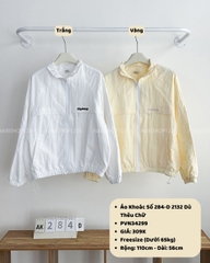 Áo Khoác Số 284-D 2132 Dù Thêu Chữ