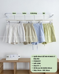 Quần Short Số 149-M 9603 LT Dây Rút