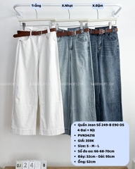 Quần Jean Số 249-B E90 OS 4 Đai + Nịt