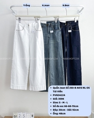Quần Jean Số 250-B A613 NL OS Túi Viền