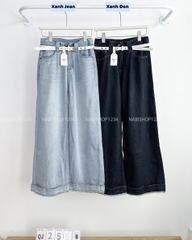 Quần Jean Số 256-B 3300 OR Lai Viền + Nịt