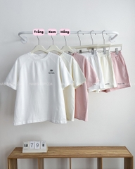 Set Đồ Số 79-B 3003 Thêu Cún + Short
