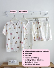 Đồ Ngủ Số 24-C Pijama Cổ Tim Hình