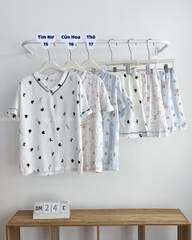 Đồ Ngủ Số 24-C Pijama Cổ Tim Hình