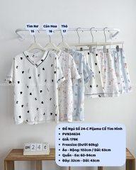 Đồ Ngủ Số 24-C Pijama Cổ Tim Hình