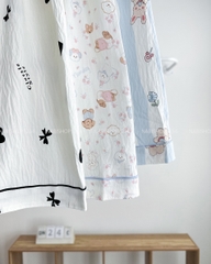 Đồ Ngủ Số 24-C Pijama Cổ Tim Hình