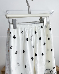 Đồ Ngủ Số 24-C Pijama Cổ Tim Hình