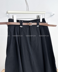 Chân Váy Số 299-B 19032 Dài Đai Nút + Nịt New