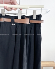 Chân Váy Số 299-B 19032 Dài Đai Nút + Nịt New